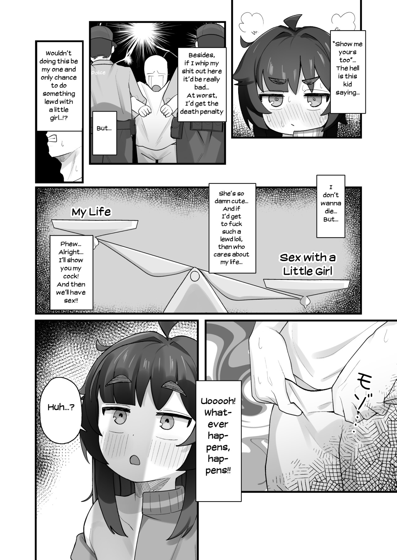 Hentai Manga Comic-The Story Of How I Peeked On A Cheeky Elementary Schooler Brat Masturbating And Ended Up Having Sweet Sex-Read-11